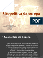 Trabalho Geo Europa