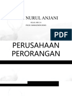 PERUSAHAAN Perorangan