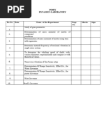 Dynamics and Metrology Laboratory Manual 2023