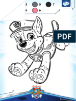 T TP 1686231933 Paw Patrol Colour by Number - Ver - 1