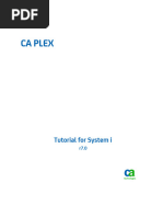 CA Plex Tutorial System ENU