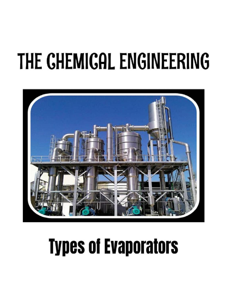 Types of Evaporator PDF