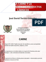 La Carne y Clasificacion de Los Productos Carnicos CHEPPE TORRES