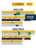 Penggunaan Ruang KBM Minggu Genap (13 - 18 NOVEMBER 2023)