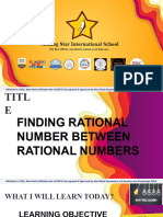 Finding Rational Numbers