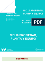 Sesión 5 - Nic 16 Propiedad, Planta y Equipos
