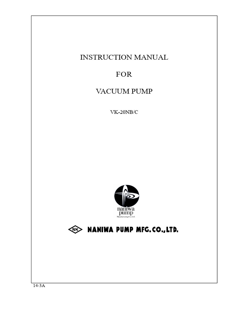 Vacuum Pump PDF Pump Steel