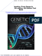 2015 Genetics From Genes To Genomes 5th Edition 5th Edition Test Bank