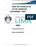 Charlas de SST Diciembre MML 2022