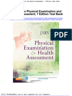 2015 Jarvis Physical Examination and Health Assessment 7 Edition Test Bank