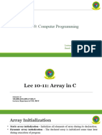 CSE 109 Lec 1011 Array Exercise
