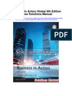Business in Action Global 8th Edition Bovee Solutions Manual