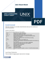 Unix Commands Cheat Sheet