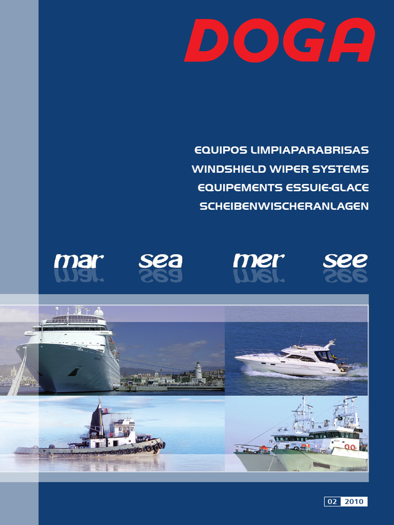 Doga Marine Wiper Systems Catalog | PDF | Vehicle Parts | Vehicle ...
