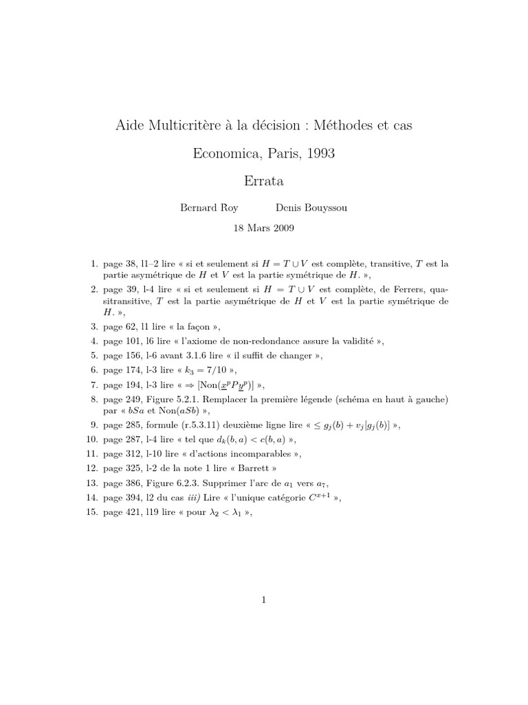 Errata BRDB93 | PDF | Méthodes et références pédagogiques