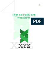 Financial Policy and Procedures Manual