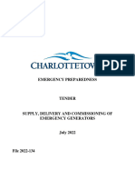 File 2022-134 Supply Delivery and Commissioning of Emergency Generators - Final