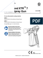 XTR 5 and XTR 7 Airless Spray Gun: Instructions, Parts