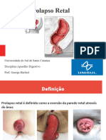 Aula Prolapso Hemorroidas - Prolapso