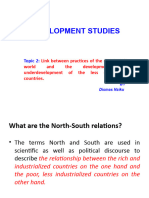 Topic 2 - Link Between North - South