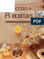 Caderno de Receita Aromas e Perfumes - Peter Paiva