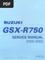 Suzuki GSX-R 600 L1 Service Manual | PDF