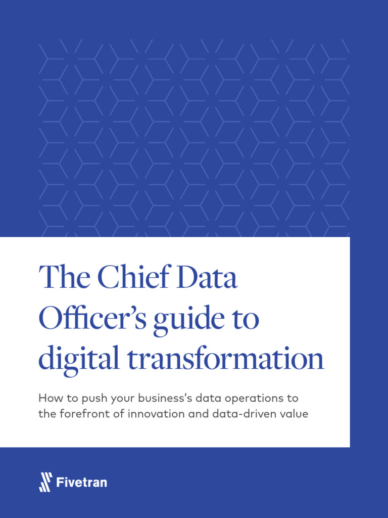 The Chief Data Officers Guide To Digital Transformation | PDF | Cloud ...