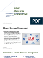 Human Resource Management