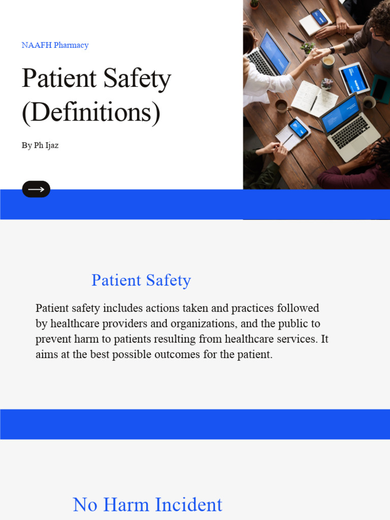 Patient Saftey Definations | Download Free PDF | Health Care | Patient