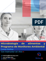 Microbiolgía de Alimentos & Monitoreo A Motus Q 2023