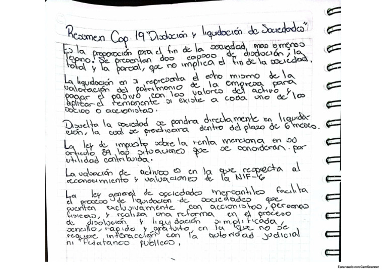 Disolución De Sociedades Pdf
