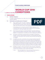 ICC CWC19 Playing Conditions