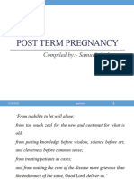 Adv. Post Term Pregnancy