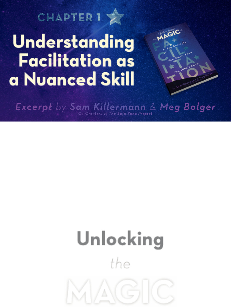 Mastering the Art of Facilitation | PDF