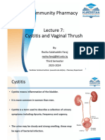Week 7 - Cystitis&Vaginal Thrush
