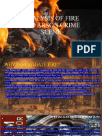 Crime Scene Related To Fire and Arson