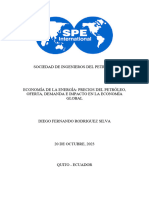 Economía de La Energía Precios Del Petróleo, Oferta, Demanda e Impacto en La Economía Global