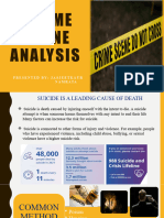 Suicide Crime Scene Analysis