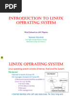 Introduction To Linux Operating Sysytem Final