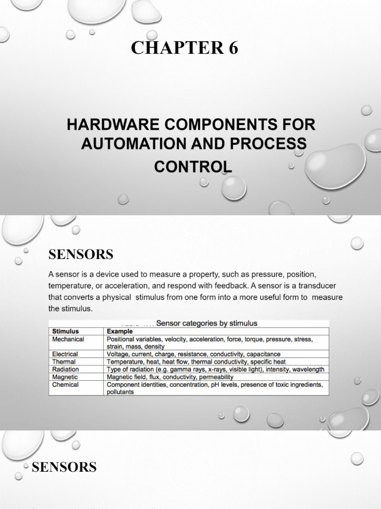 04 Chapter 6, Hardware Components For Automation and Process Control 2