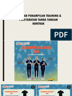 Penampilan Training & Persyaratan TTK