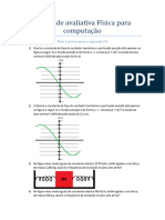 Atividade Avaliativa Física para Computação