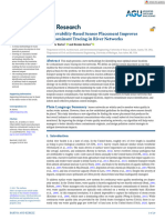 Observability Based Sensor Placement Improves Contaminant Tracing in River