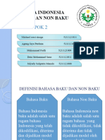 Kelompok 2-Bahasa Indonesia Baku Dan Non Baku