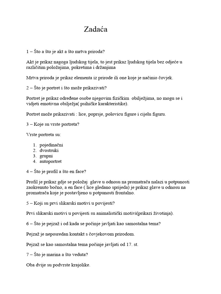 Zadaća 2 | PDF