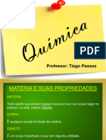 Teoria - Materia - Estados Físicos - Propriedades Gerais e Especificas