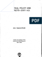 Industrial Policy and Prospects 2001 a.d