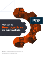 Ebook Manual de Prerrogativas Do Advogado.