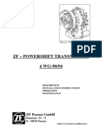 ZF 4 wg 90– 94 POWERSHIFT TRANSMISSION