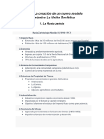 Tema 5 - La Creación de Un Nuevo Modelo Económico La Unión Soviética